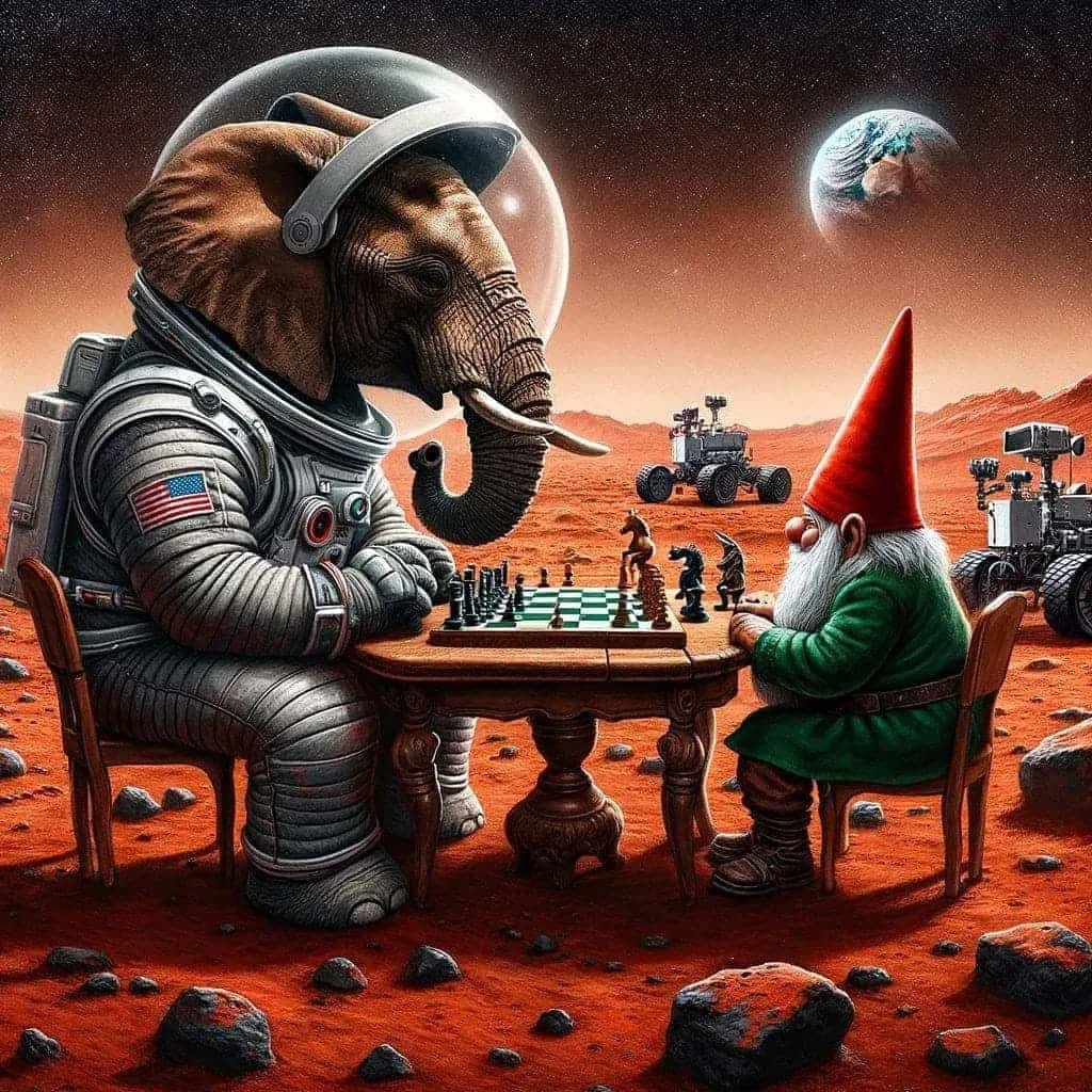 大象在火星上与地精下棋 大象在火星上与地精下棋