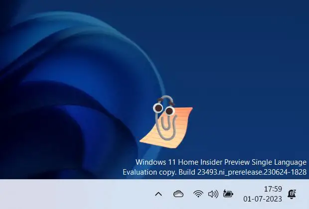 系统右下角的Clippy
