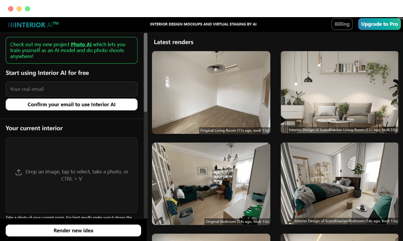 interiorai: 基于AI的室内设计工具平台