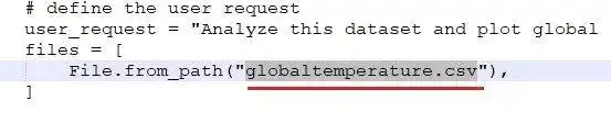 将 "globaltemperature.csv" 改为您自己的数据集名称