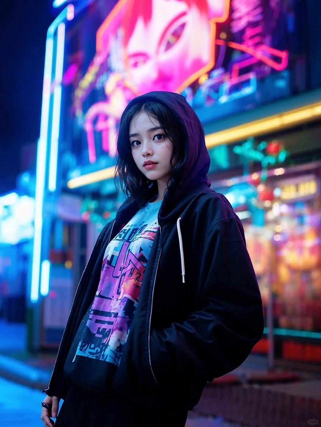 AIGC | 赛博朋克的街头