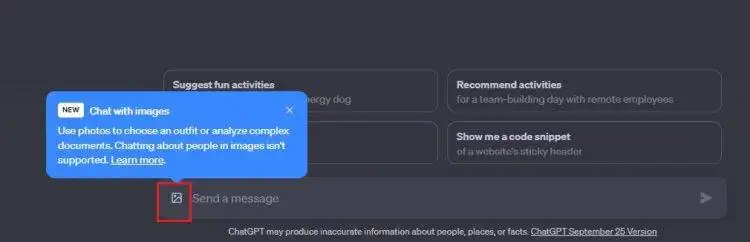 Chat with images