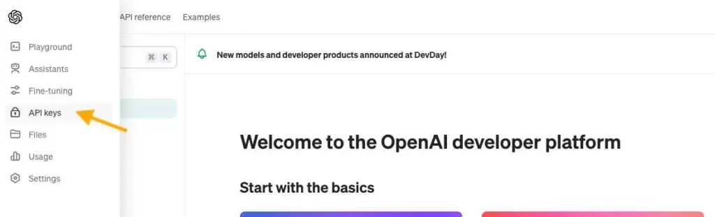 从 OpenAI 获取 API 密钥 从 OpenAI 获取 API 密钥