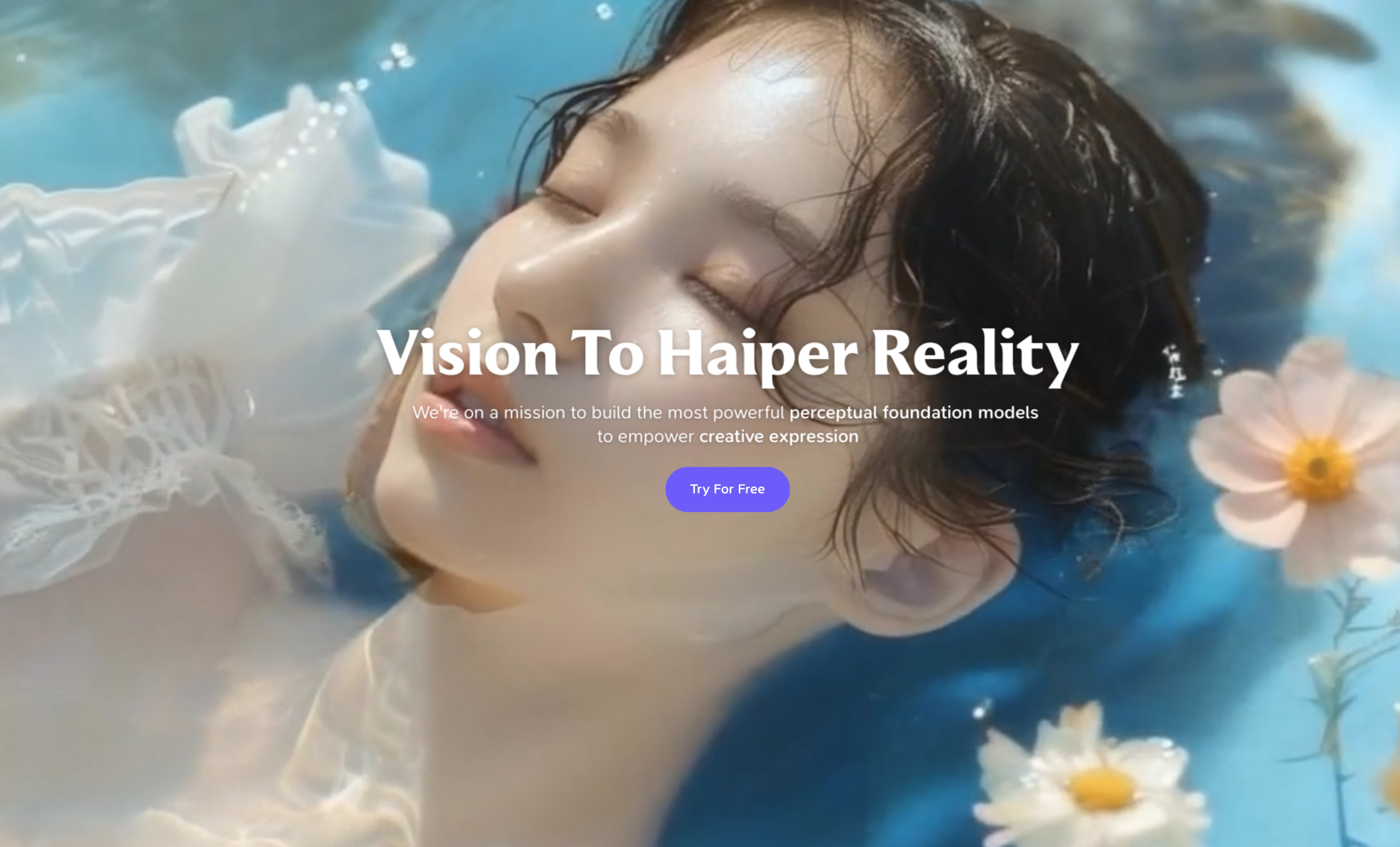 Haiper: 创新AI视频生成和重绘平台 - 文本与图像转换为引人入胜的视频内容插图