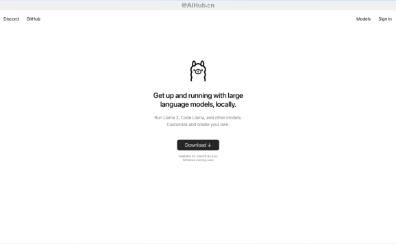 Ollama-支持本地运行Llama 2、deepseek、阿里等大模型的工具