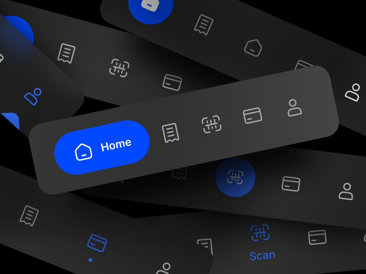 app 小程序底部导航UI