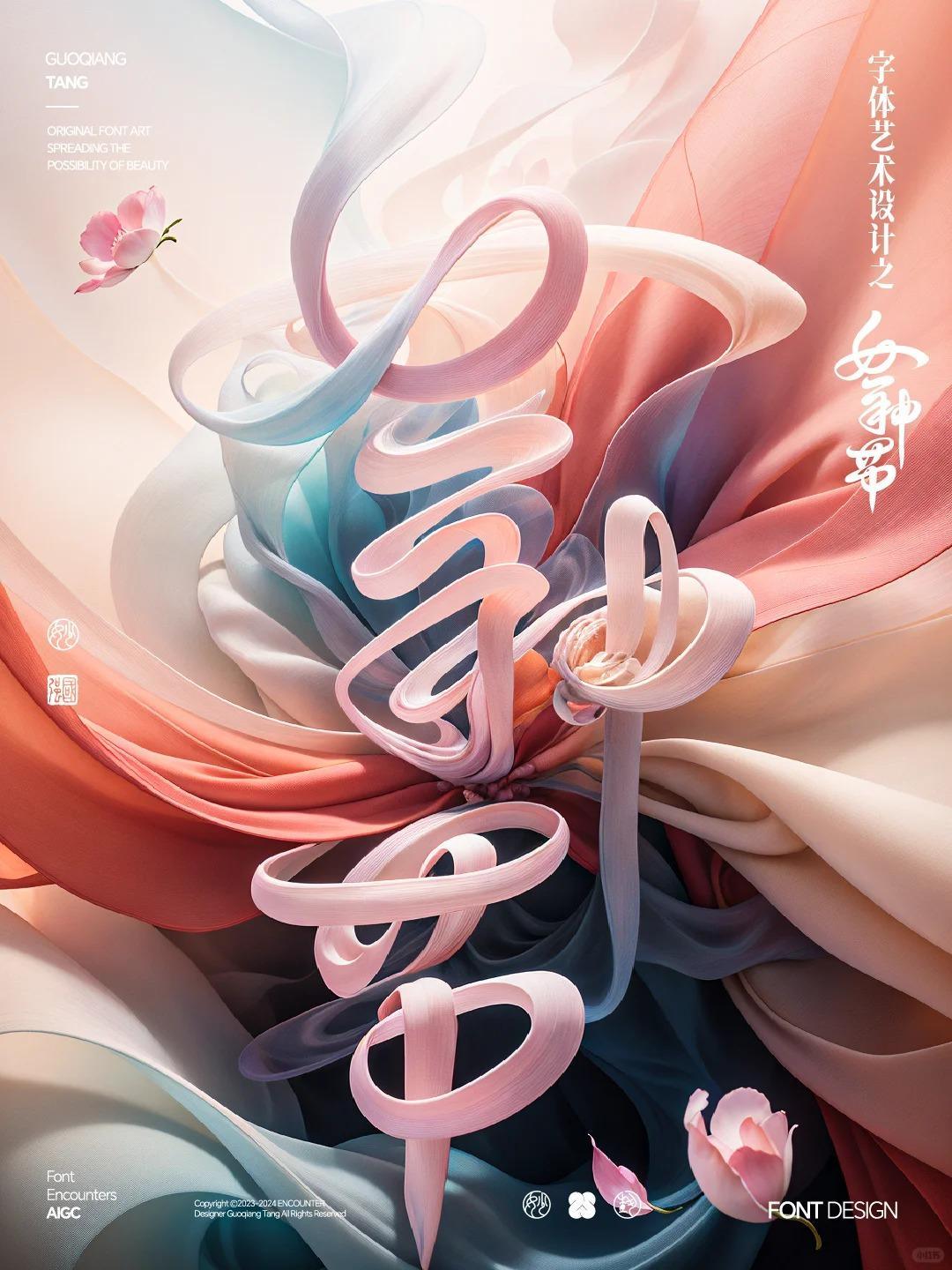 Stable DiffusionAI造字教程-女神节