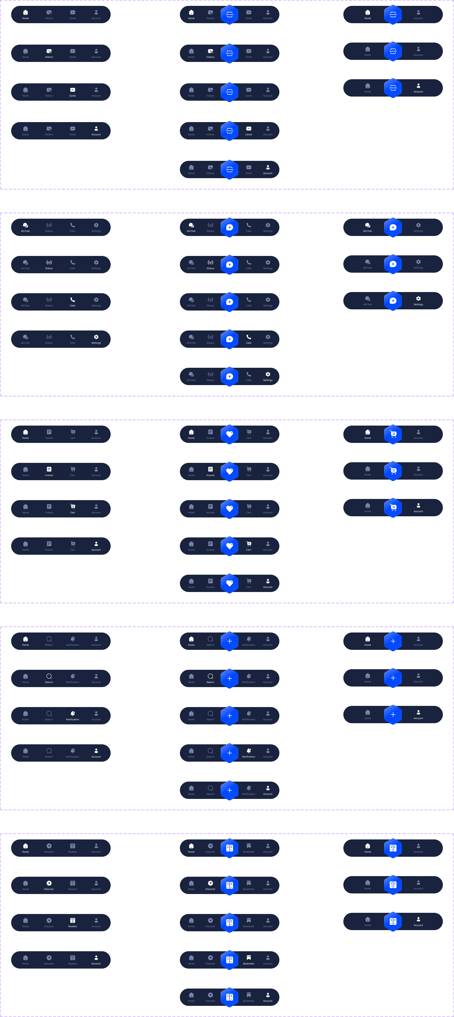 app 小程序底部导航UI