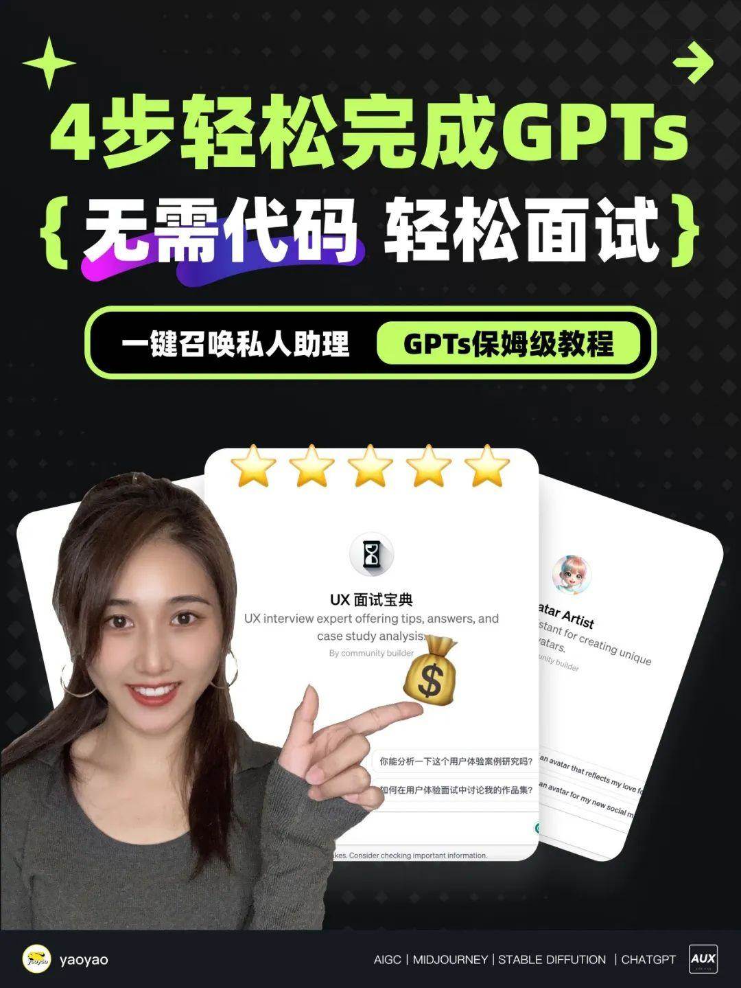 4步轻松完成GPTs！你的专属助理上线！