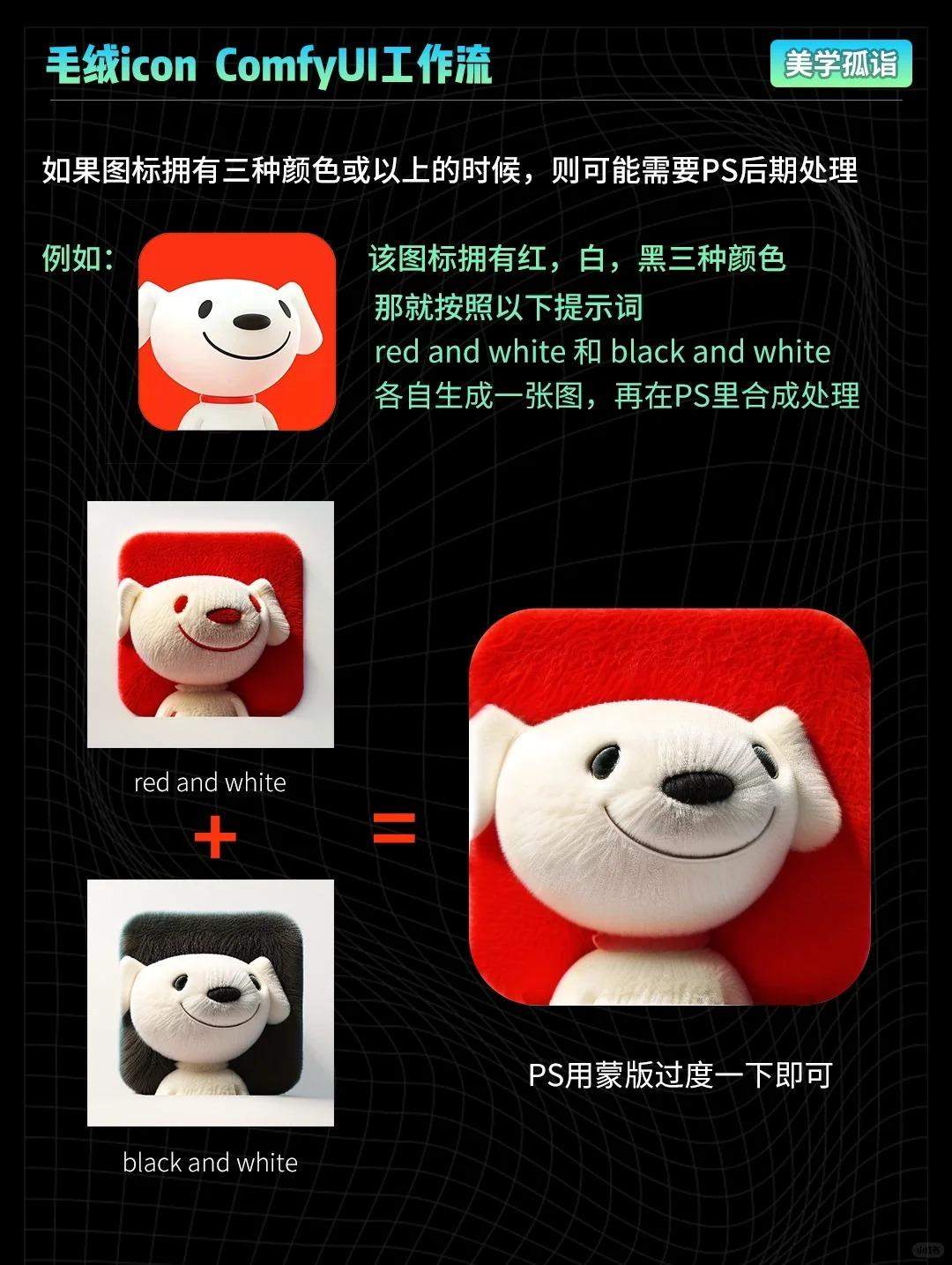 AIGC | 一键毛绒绒ICON工作流
