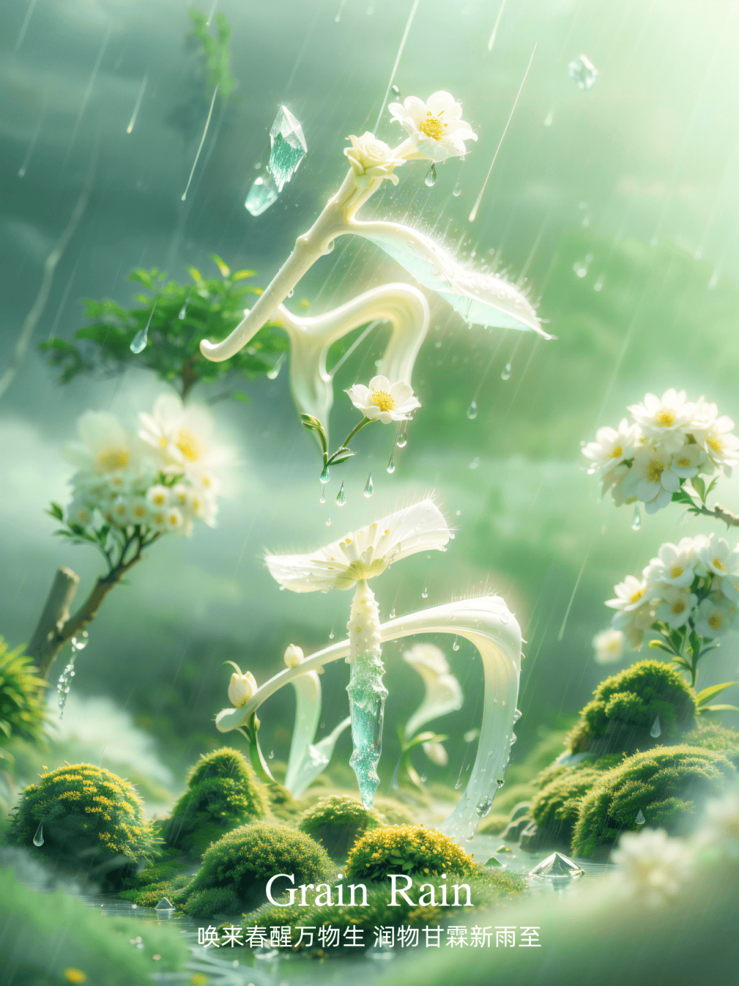 谷雨节气｜SD谷雨节气海报分享