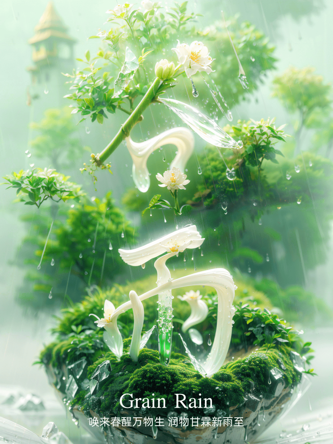 谷雨节气｜SD谷雨节气海报分享