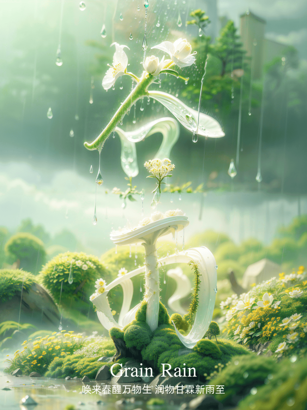 谷雨节气｜SD谷雨节气海报分享