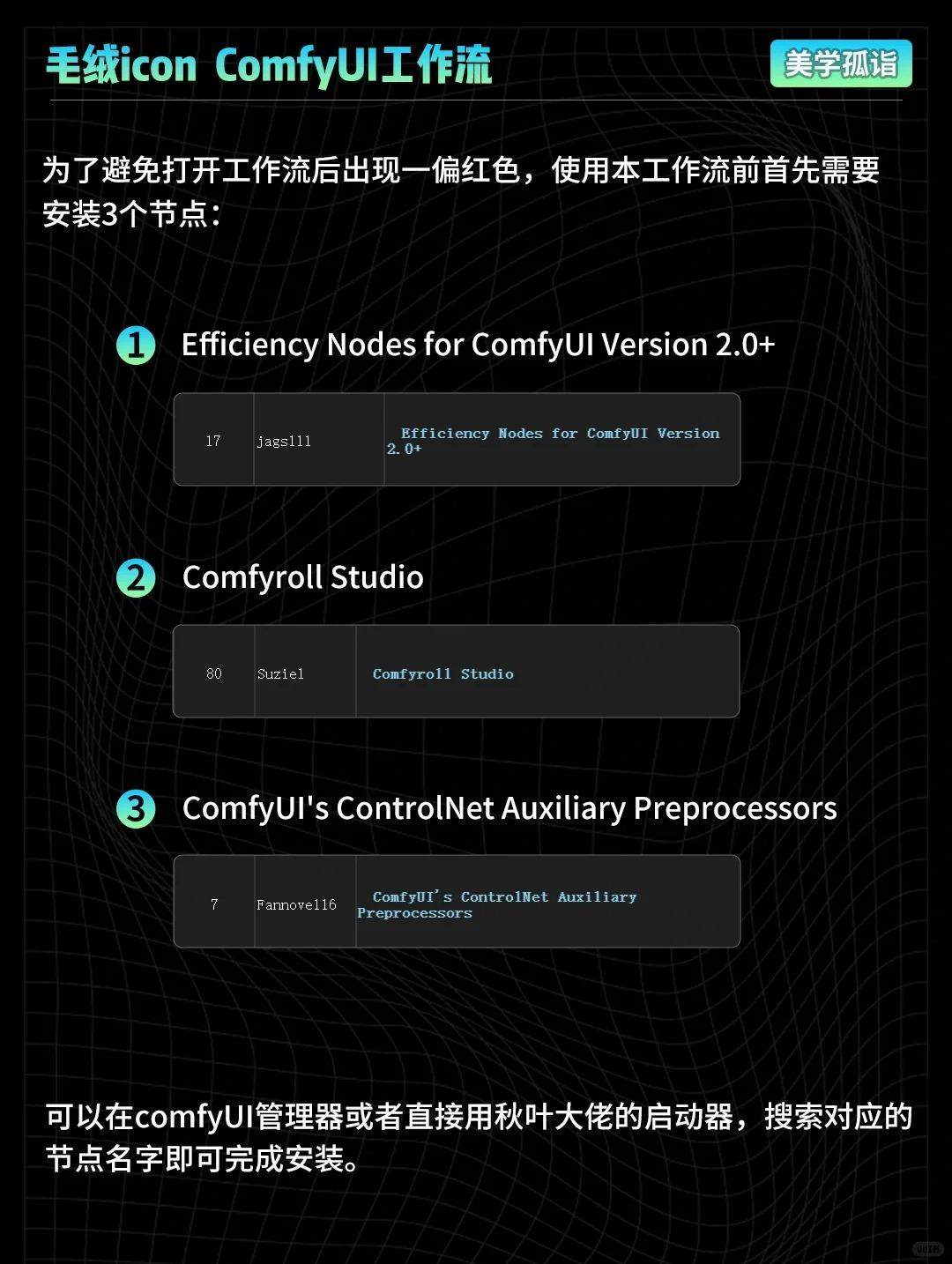 AIGC | 一键毛绒绒ICON工作流