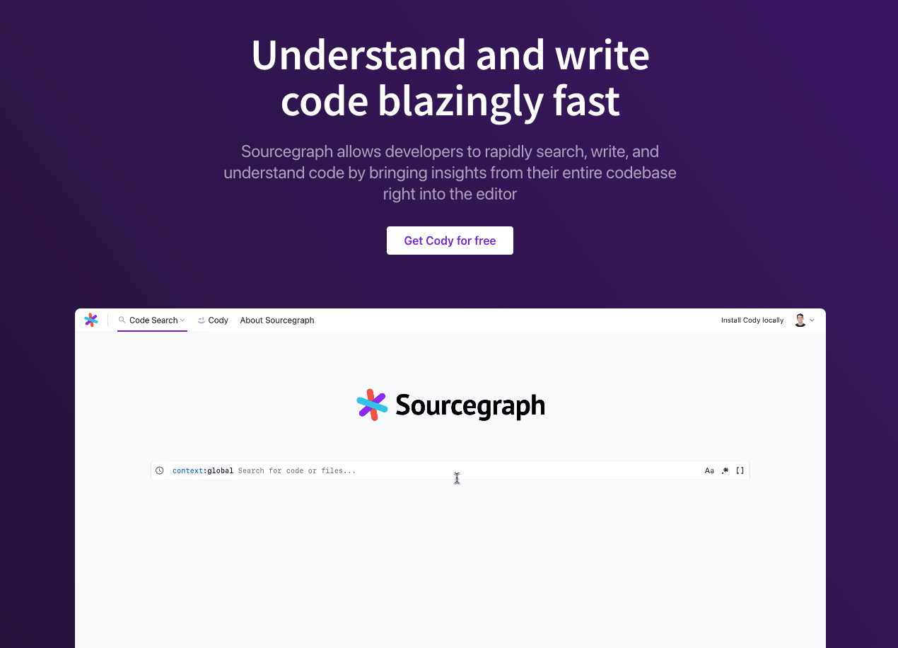 Cody：Sourcegraph的AI编程助手，改善代码质量和开发效率