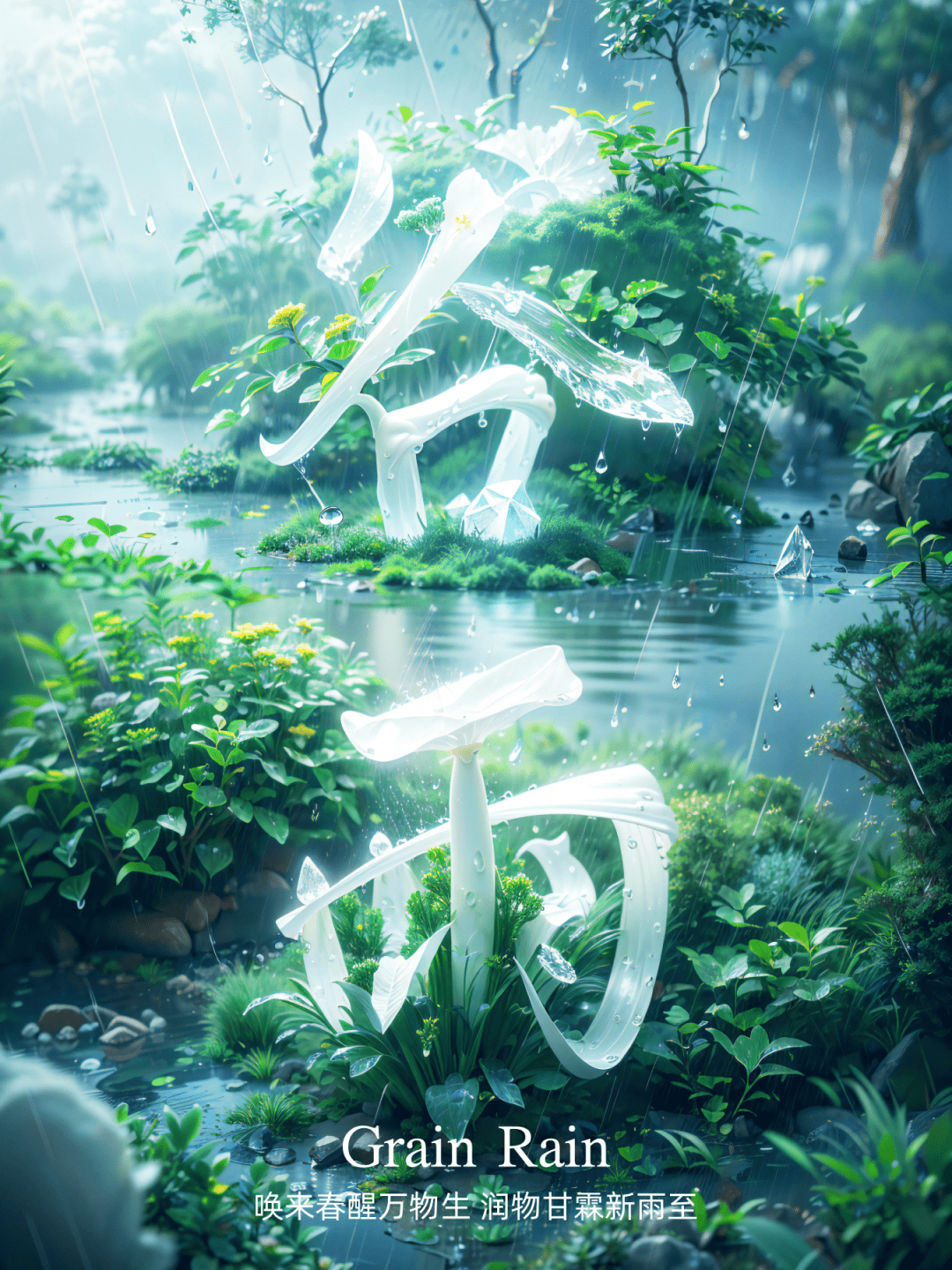 谷雨节气｜SD谷雨节气海报分享