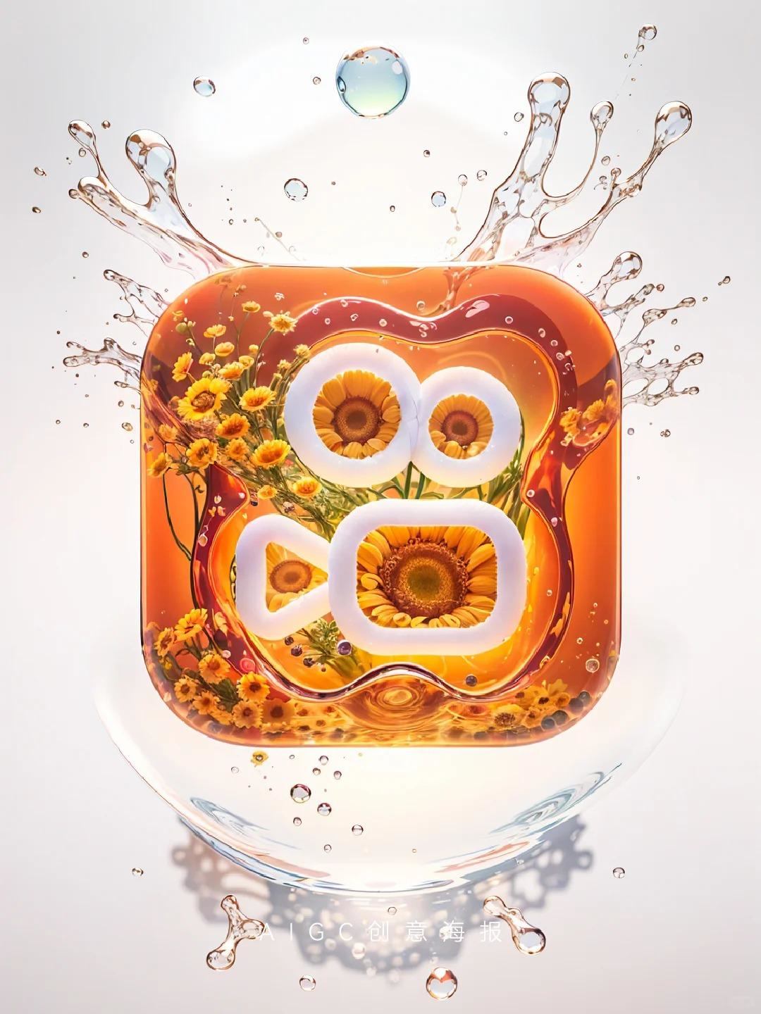 气泡生花，有花会更美！手机图标你爱了吗？