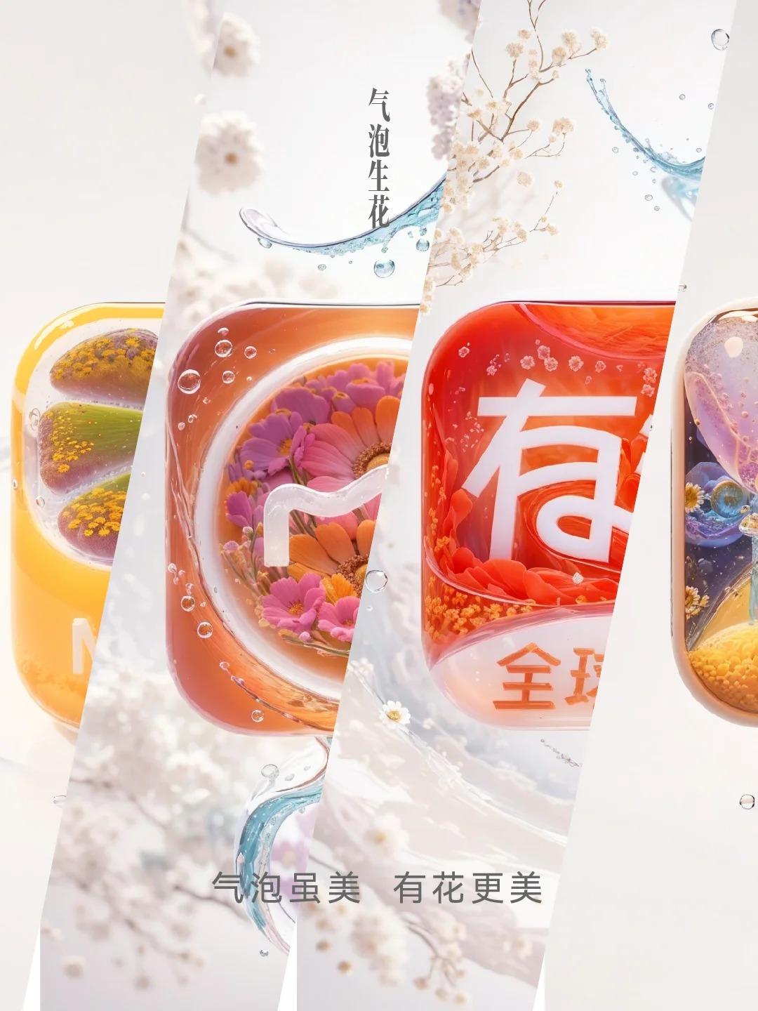 诱不过小朋友们的喜爱，续更气泡生花图标！