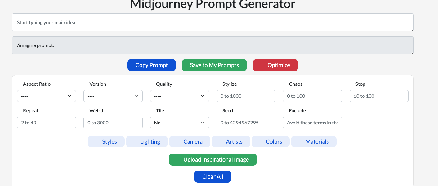 MJ Prompt Tool：创意和写作助手完全指南