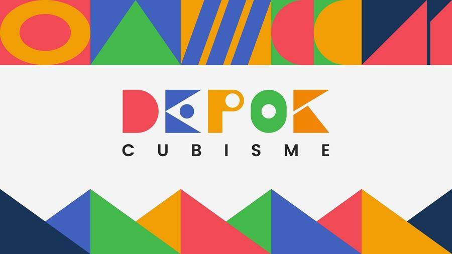 DEPOK CUBISM 几何图形英文字体，免费可商用