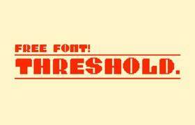 Threshold：可商用的像素风格字体