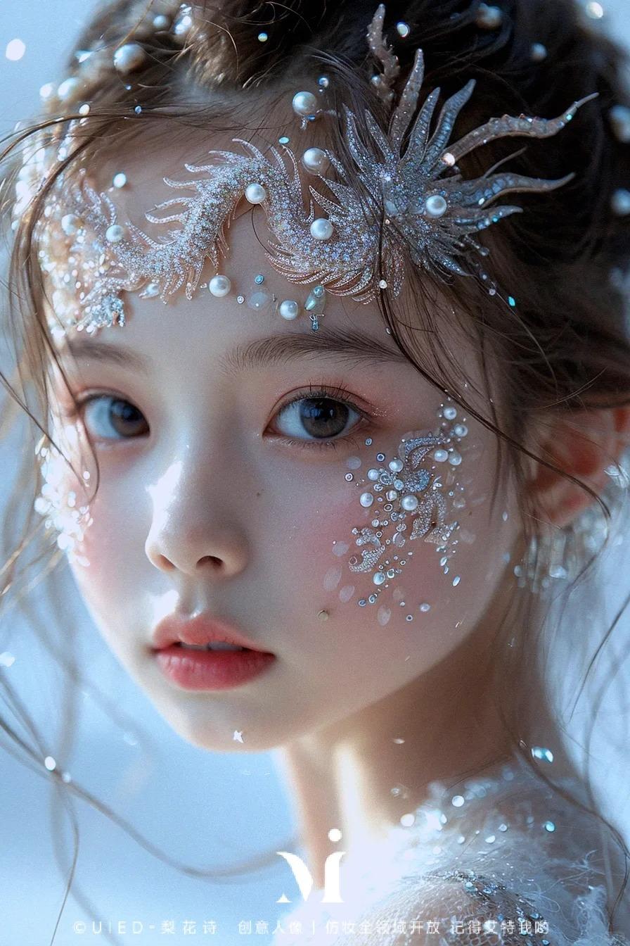 儿童珍珠龙妆造