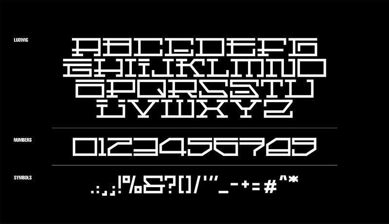 Ludwig Grotesk可商用工业风英文字体 设计素材 第2张-素材湾 Ludwig Grotesk可商用工业风英文字体 设计素材 第2张