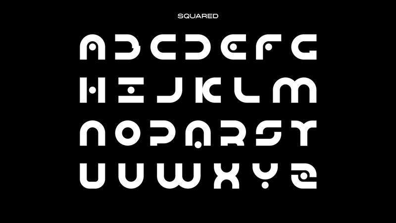 Neoda现代几何英文字体,免费商用字体 设计素材 第3张-素材湾 Neoda现代几何英文字体,免费商用字体 设计素材 第3张