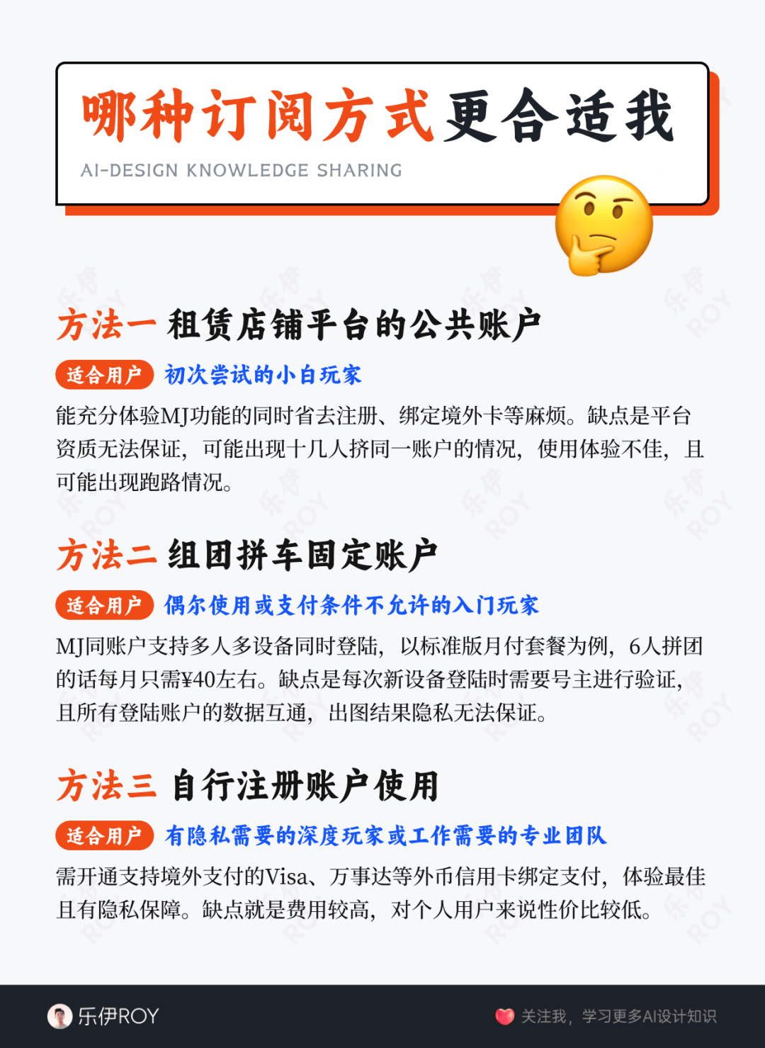 Midjourney订阅指南?告别选择困难症?
