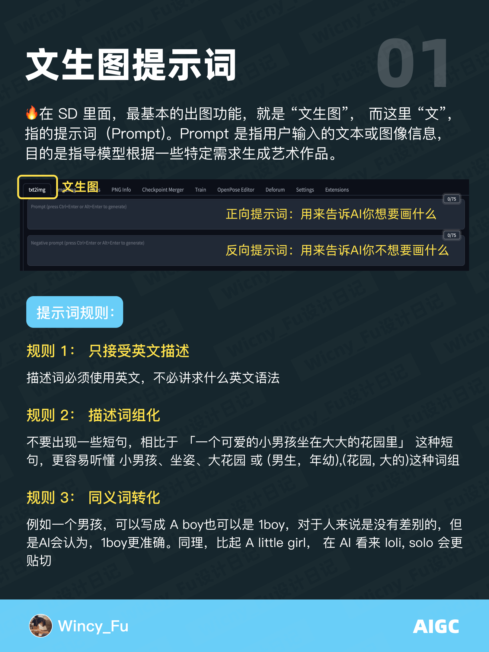 Stable Diffusion 从0-1学习指南！5步拆解关键词权重及高阶用法