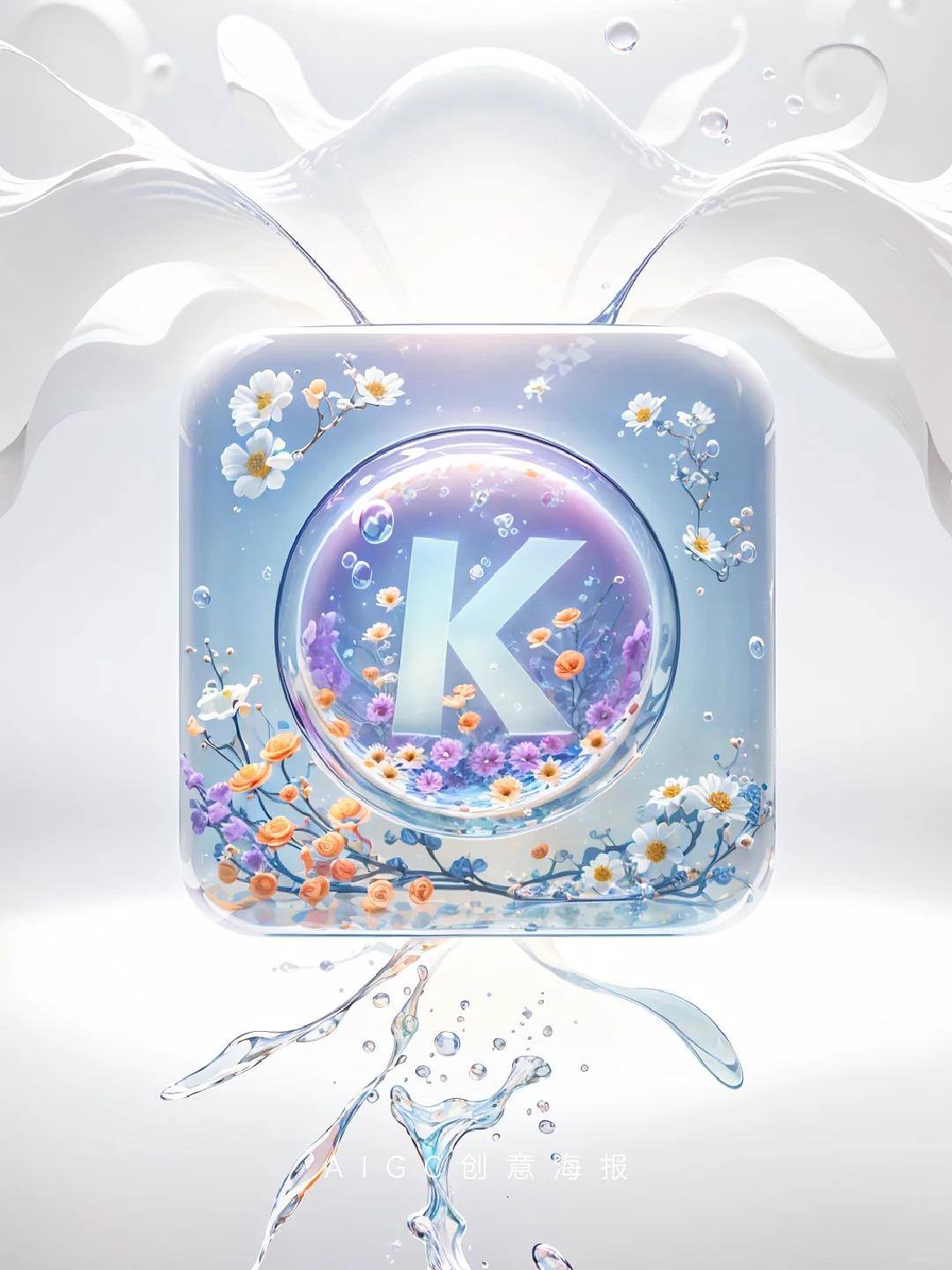 气泡生花，有花会更美！手机图标你爱了吗？