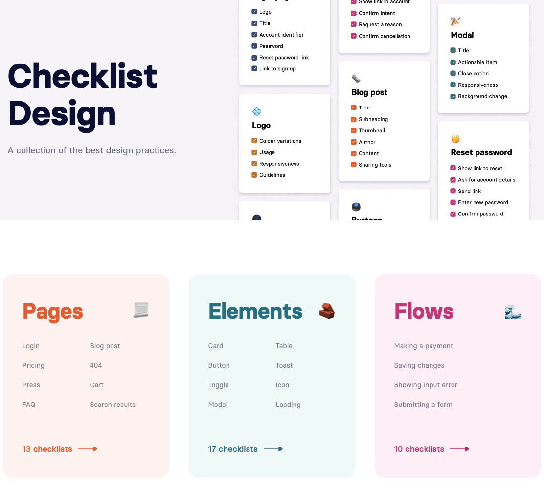 Checklist Design：设计师的UI设计清单工具插图
