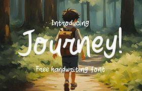 Journey可商用手写英文字体