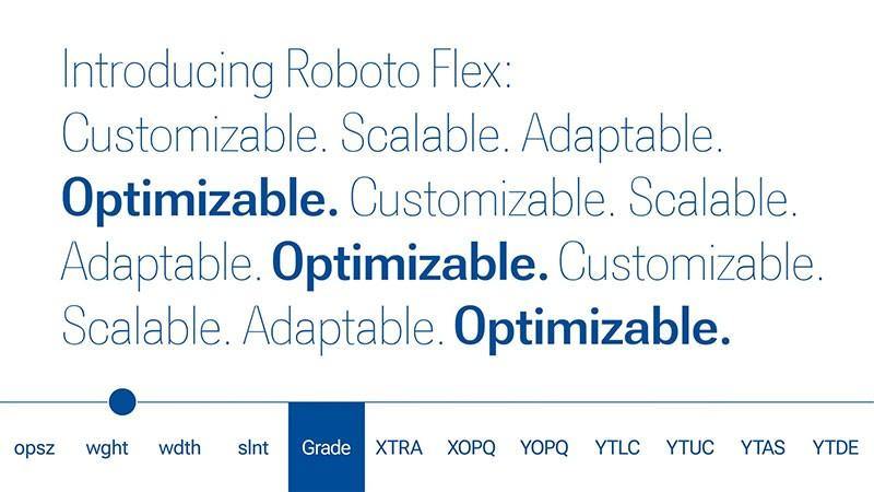 Roboto Flex谷歌新字体,可变可商用 设计素材 第3张-素材湾 Roboto Flex谷歌新字体,可变可商用 设计素材 第3张