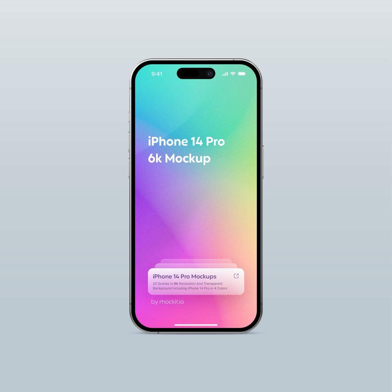 20款苹果iPhone 14 Pro手机贴图PSD源文件