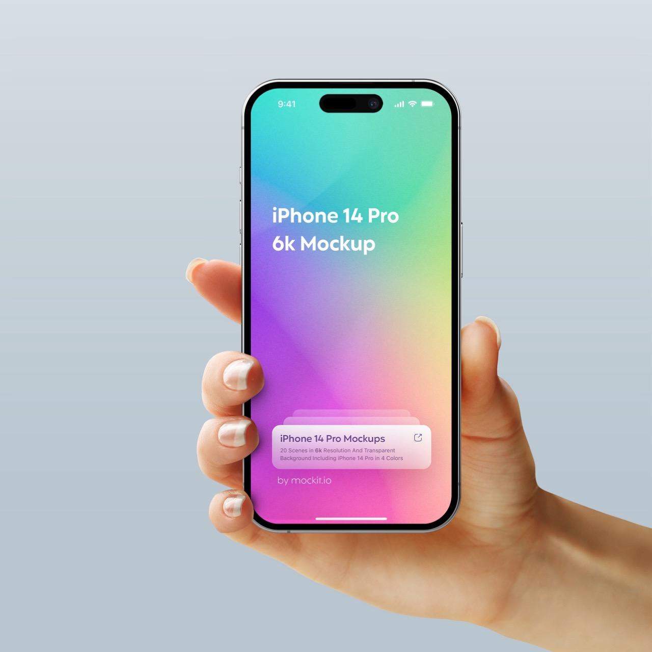 20款苹果iPhone 14 Pro手机贴图PSD源文件