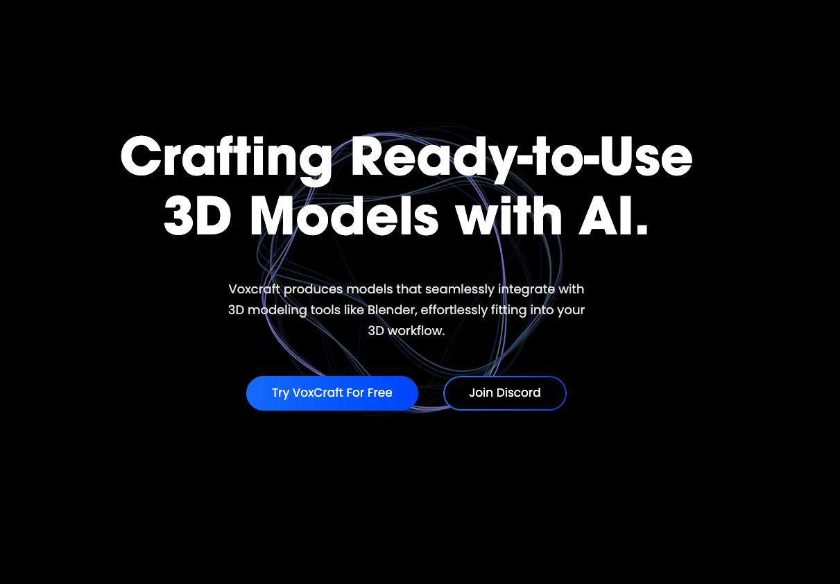 VoxCraft：AI驱动的免费3D模型生成工具
