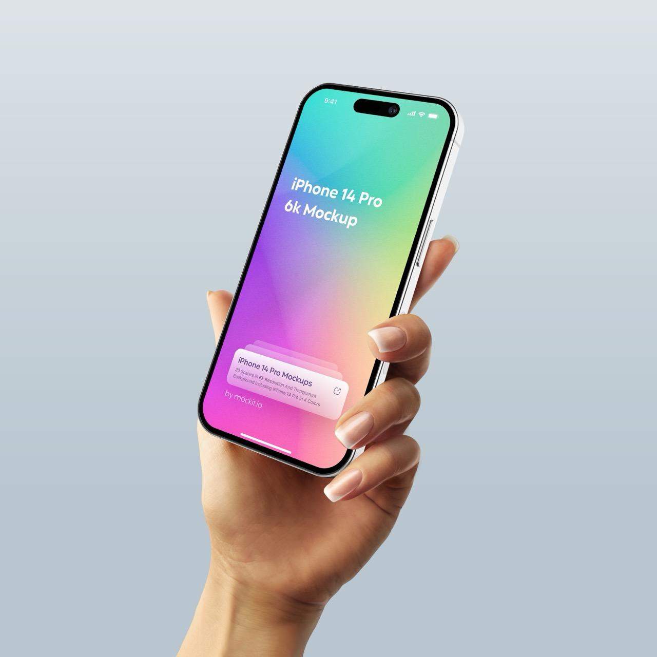 20款苹果iPhone 14 Pro手机贴图PSD源文件