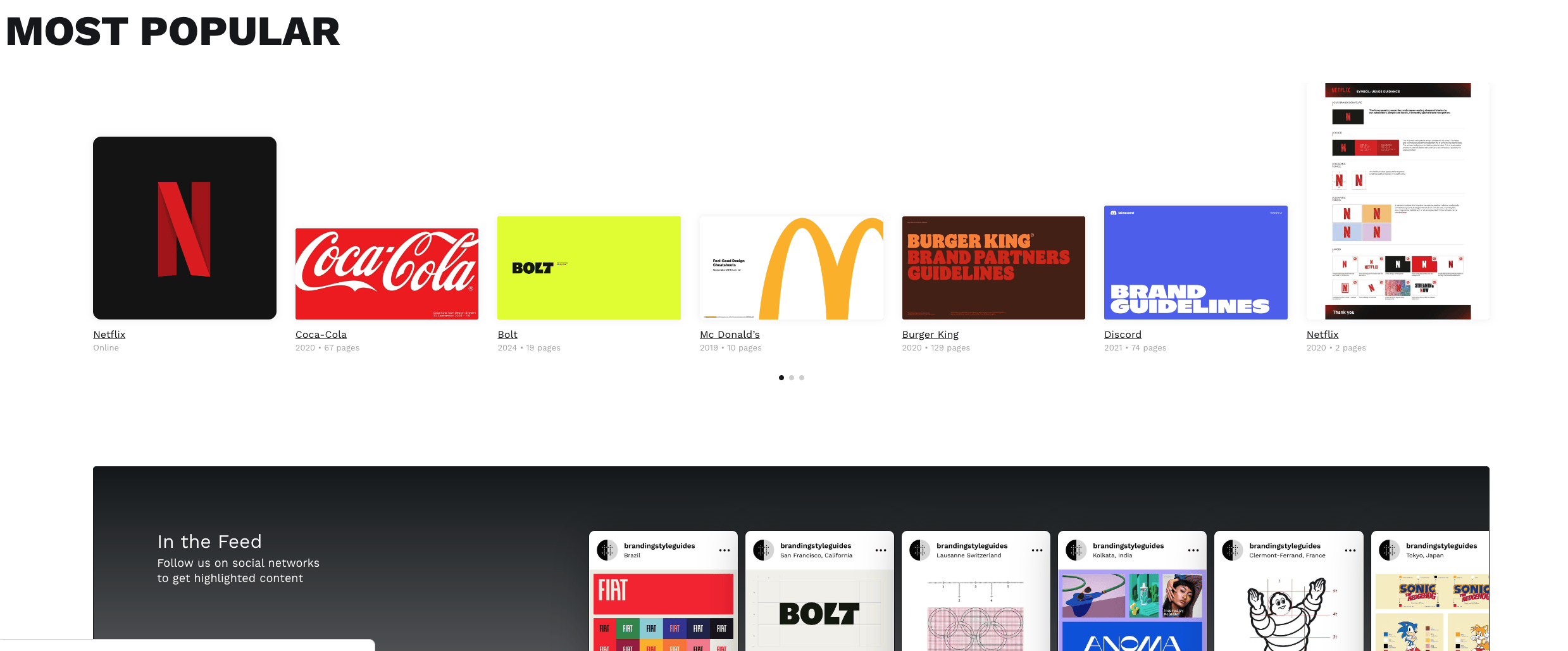 Branding Style Guides获取顶级品牌视觉指南和设计资源：麦当劳、星巴克、微软等