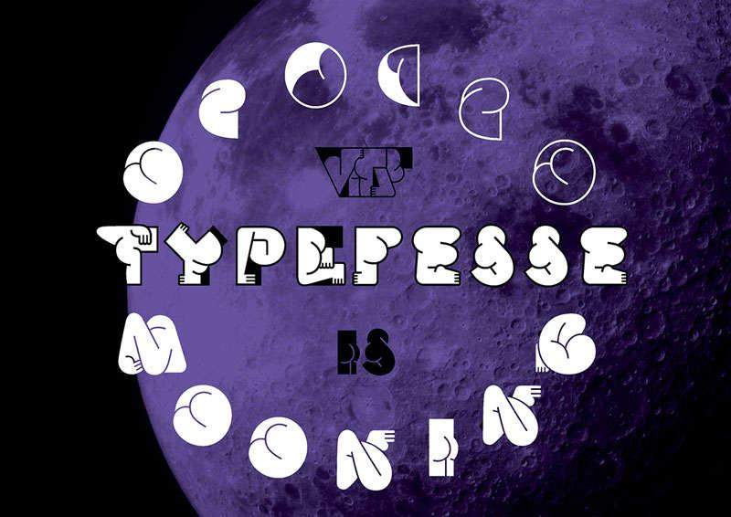 Typefesse - 免费可商用的俏皮“翘臀”字体