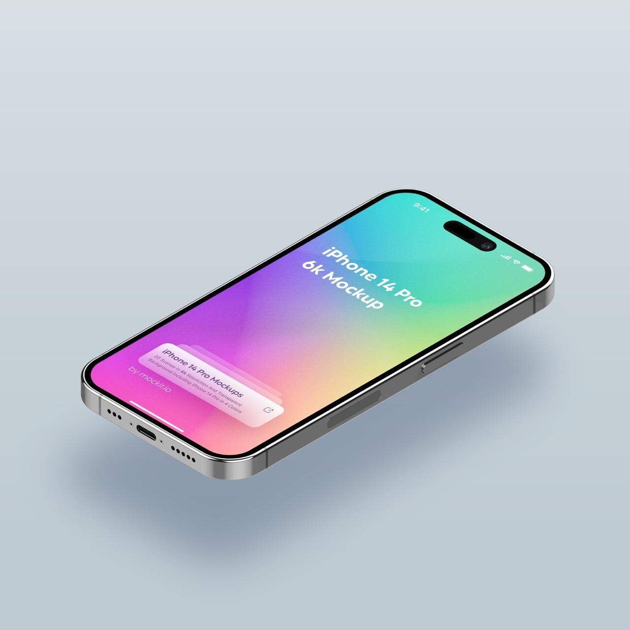 20款苹果iPhone 14 Pro手机贴图PSD源文件