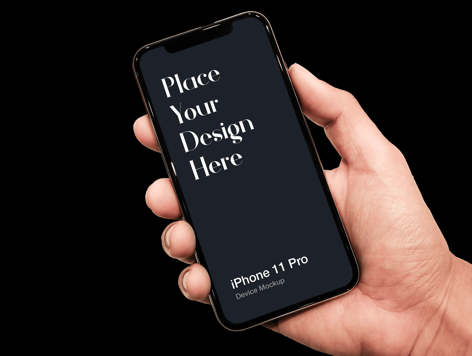 iPhone 11 手持效果psd素材免费下载