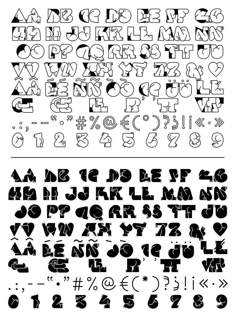 Typefesse有趣的“翘臀”字体,免费可商用 设计素材 第2张-素材湾 Typefesse有趣的“翘臀”字体,免费可商用 设计素材 第2张