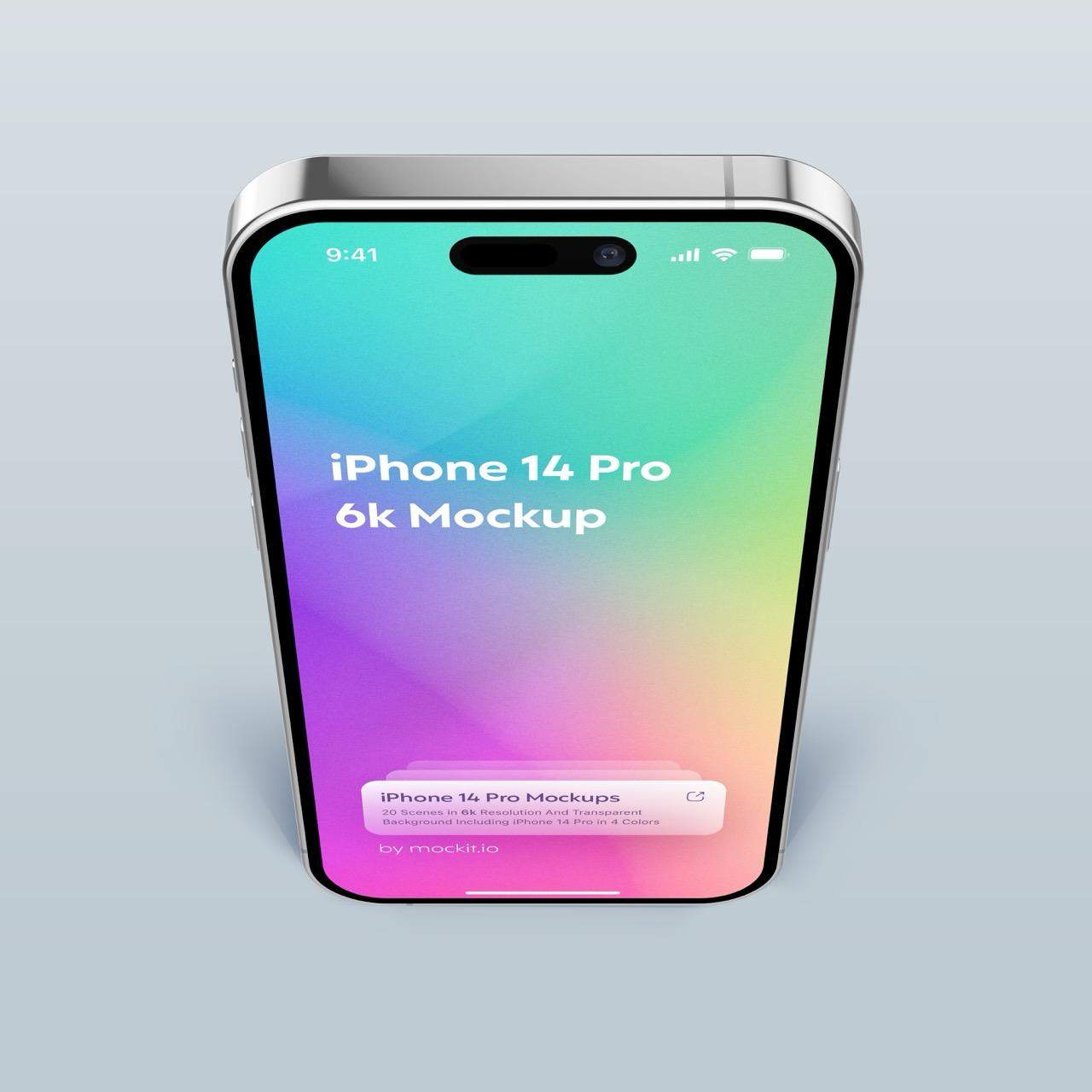 20款苹果iPhone 14 Pro手机贴图PSD源文件