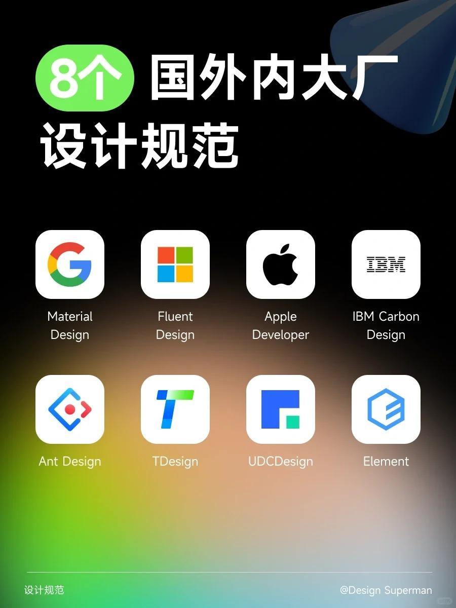 UIUX设计必看！8个国内外大厂设计规范