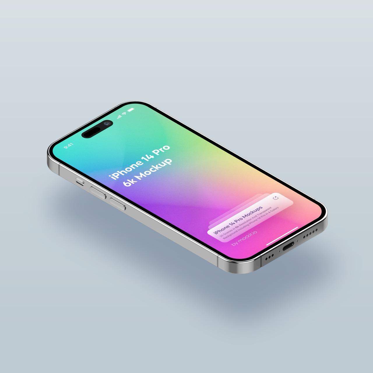 20款苹果iPhone 14 Pro手机贴图PSD源文件