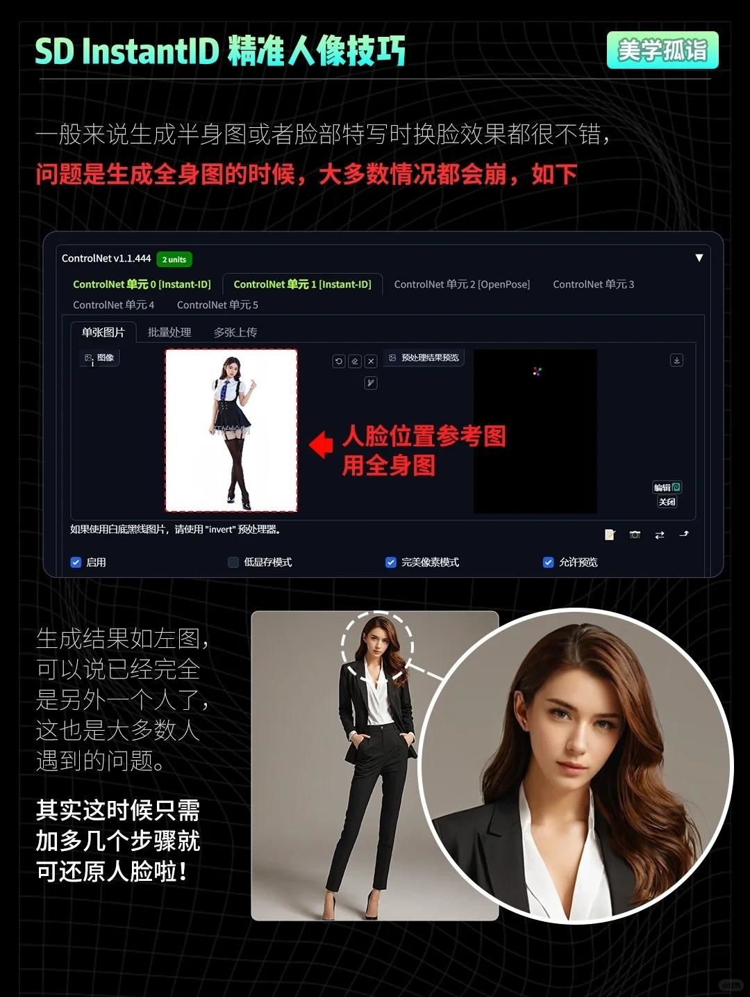 AIGC | InstantID精准人像技巧