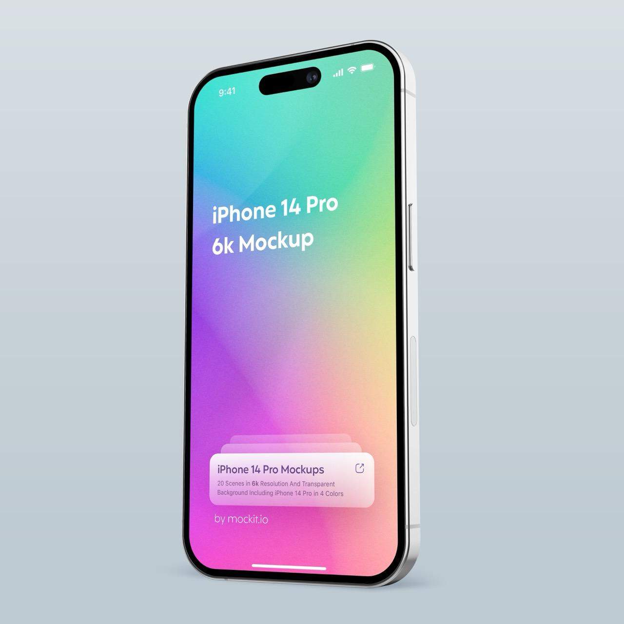 20款苹果iPhone 14 Pro手机贴图PSD源文件