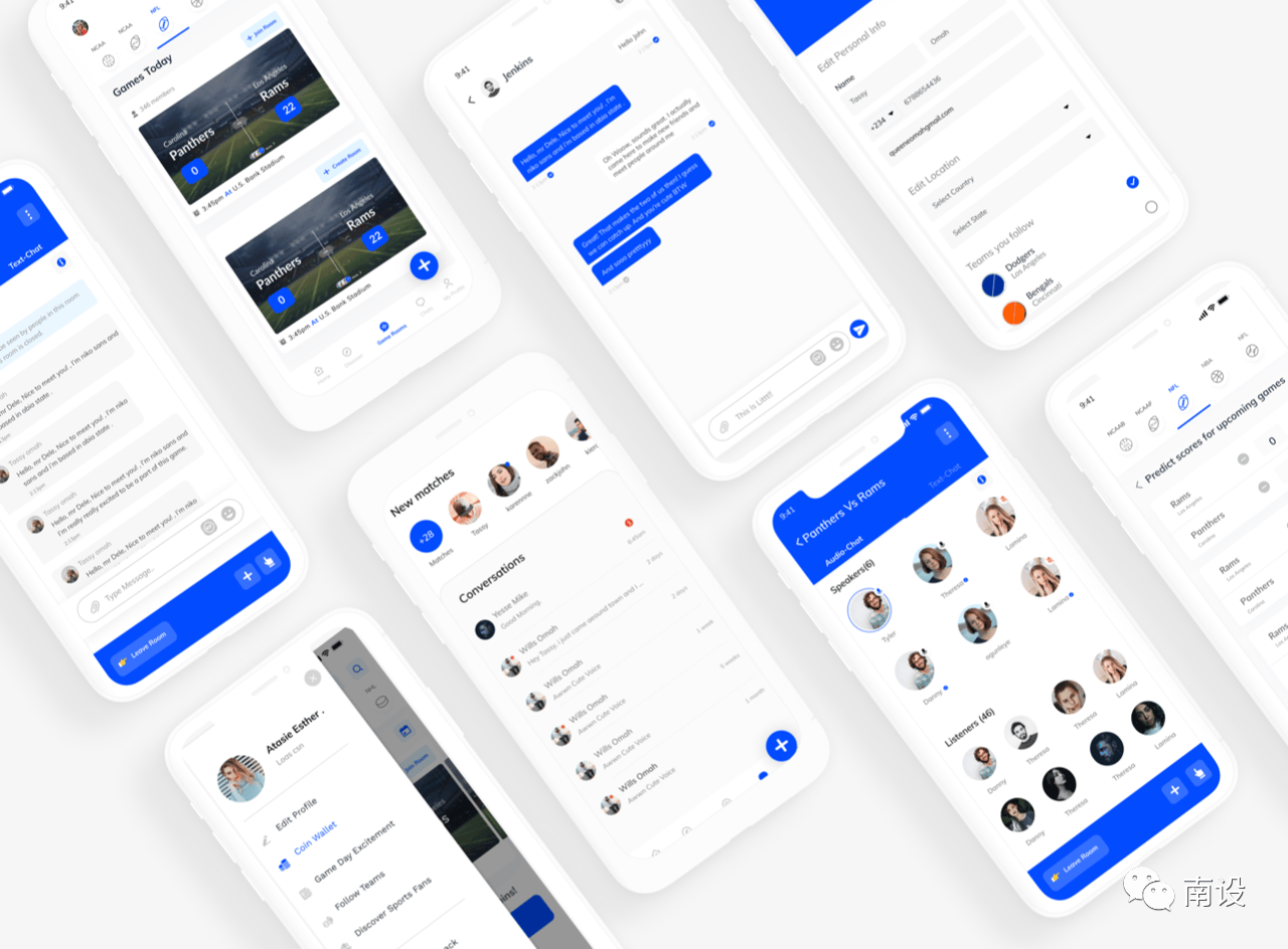 重新设计SportsYapp移动应用程序