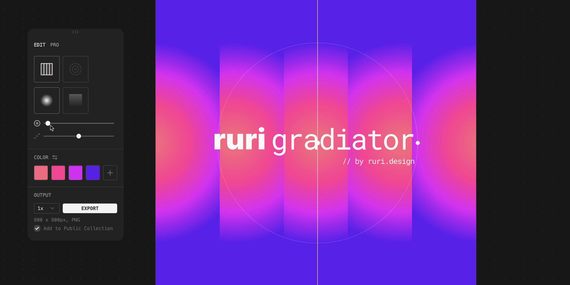 Ruri插件：高效几何渐变生成工具